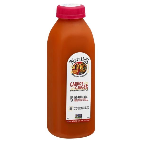 Natalie's Juice, Carrot Ginger, Turmeric & Apple Publix Super Markets