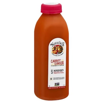 Natalie's Juice, Carrot Ginger, Turmeric & Apple