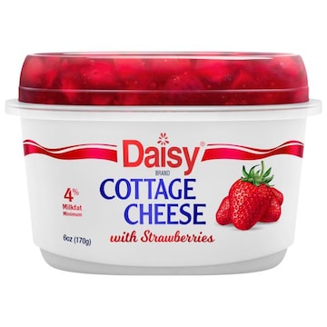 Daisy Cottage Cheese, with Strawberries, 4% Milkfat Minimum
