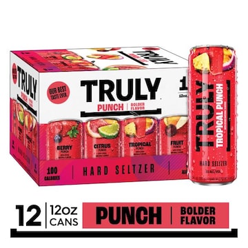 TRULY Hard Seltzer Hard Seltzer, Variety Pack, Punch