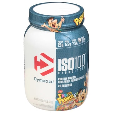 Dymatize ISO100 Hydrolyzed Protein Powder, Fruity Pebbles Flavor