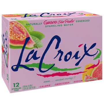 La Croix Sparkling Water, Guava Sao Paulo