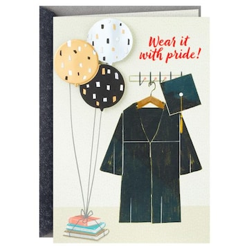 Hallmark Graduation Card (Cap and Gown) #4