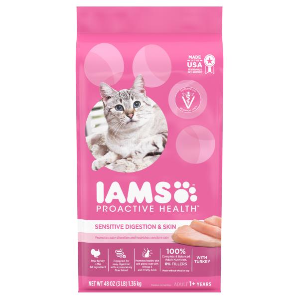 Iams Proactive Health Sensitive Digestion Skin with Turkey