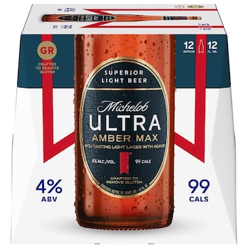 MICHELOB ULTRA Beer, Lager, Light, Amber Max