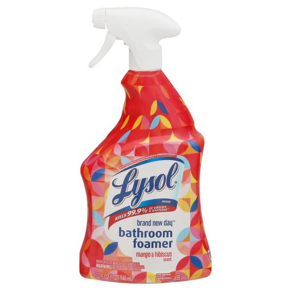 LYSOL® Brand new Day Bathroom Foamer, Mango & Hibiscus Scent