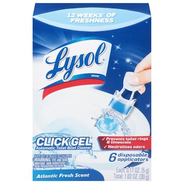Lysol Click Gel Automatic Toilet Bowl Cleaner, Atlantic Fresh Scent