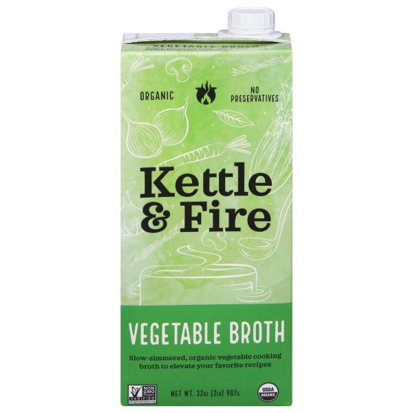 Kettle & Fire Broth, Organic, Vegetable Publix Super Markets