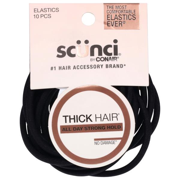 Scunci Hair Elastics, No Damage, Thick Publix Super Markets
