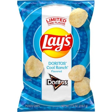 Lay's Potato Chips, Doritos Cool Ranch Flavored