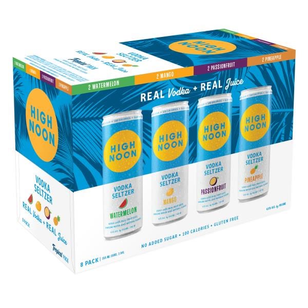 High Noon Tropical Pack Vodka Hard Seltzer Variety 8 Pack | Publix