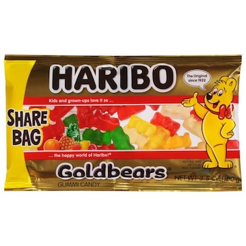 Haribo Goldbears Gummi Candy, Share Bag