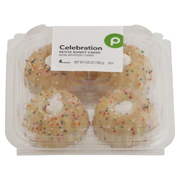 Publix Bakery Celebration Petite Bundt Cake