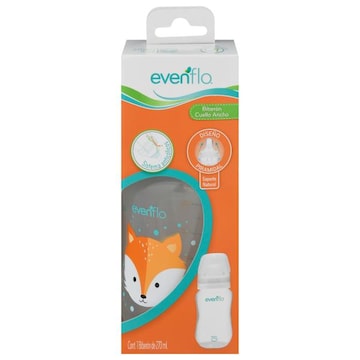 Evenflo Bottle, Wide Neck, 3-12 M