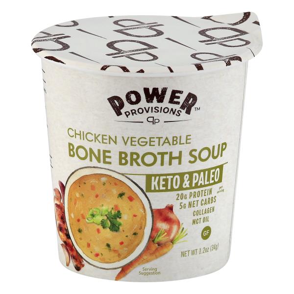Power Provisions Bone Broth Soup, Chicken Vegetable Publix Super Markets