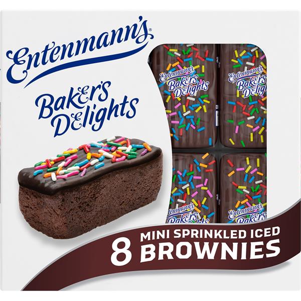 Entenmann's Baker's Delights ShelfStable Sprinkled Iced Chocolate Mini