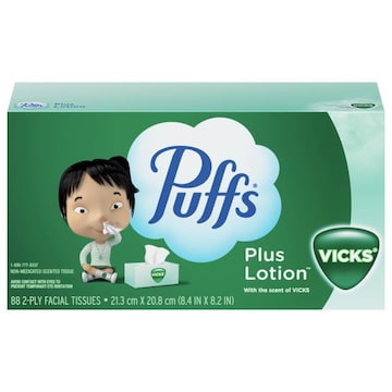 Puffs Facial Tissues, 2-Ply