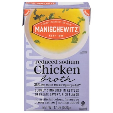 Manischewitz Broth, Reduced Sodium, Chicken