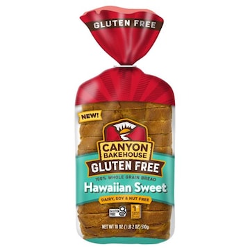 Canyon Bakehouse Bread, 100% Whole Grain, Gluten Free, Hawaiian Sweet