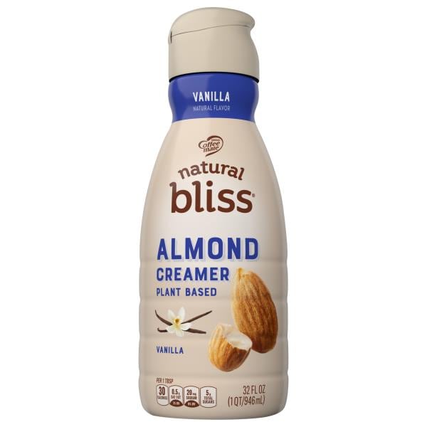 CoffeeMate Natural Bliss Almond Creamer, Plant Based, Vanilla Publix Super Markets