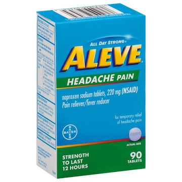 Aleve All Day Strong Headache Pain, 220 mg, Tablets