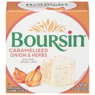 Boursin® Boursin Spreadable Gourmet Caramelized Onion & Herbs Cheese 5.3 oz