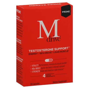 Mdrive Testosterone Support, Prime, Capsules