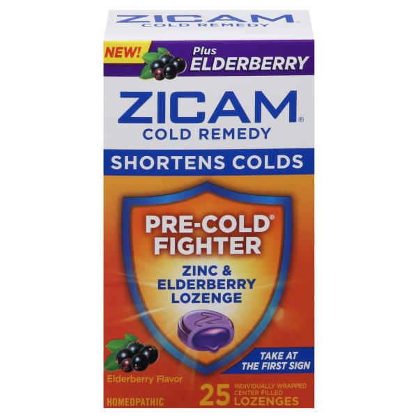 Zicam Cold Remedy, Lozenges, Elderberry Flavor | Publix Super Markets