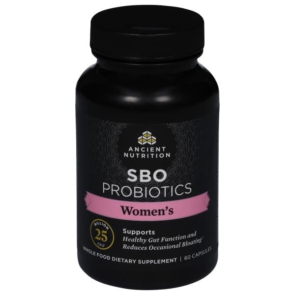 Ancient Nutrition SBO Probiotics, Women's, Capsules | Publix Super Markets