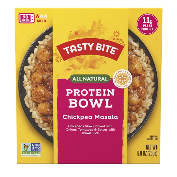 Tasty Bite Chickpeas & Rice Bowl, Brown Rice, Indian Style, Mild