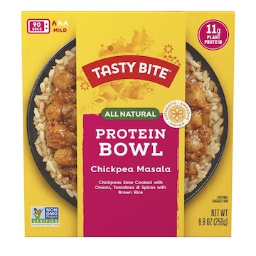 Tasty Bite Indian Style Chickpeas & Rice Bowl 8.8oz - Chickpeas and rice bowl