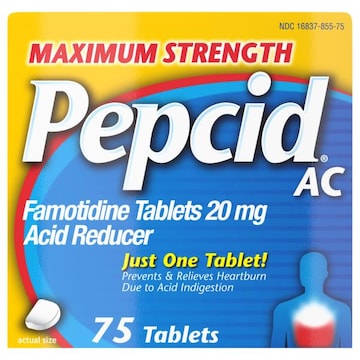 Pepcid AC Acid Reducer, Maximum Strength, 20 mg, Tablets
