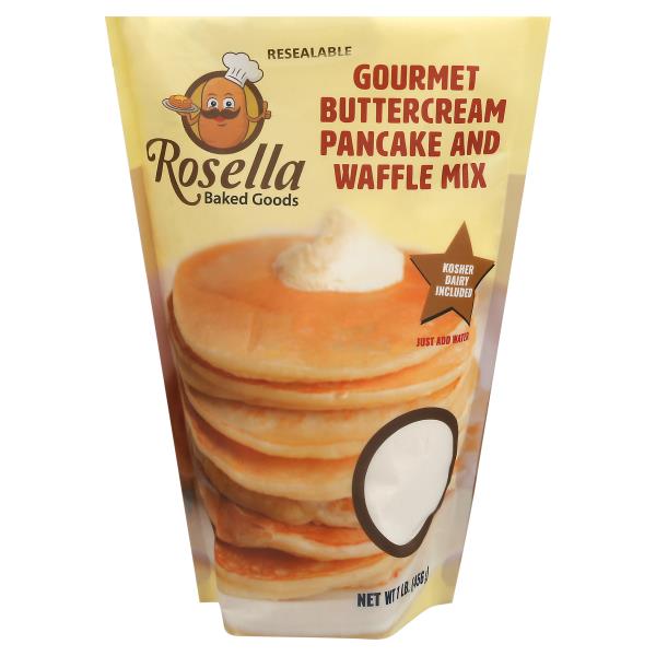 Rosella Baked Goods Pancake and Waffle Mix, Gourmet Buttercream