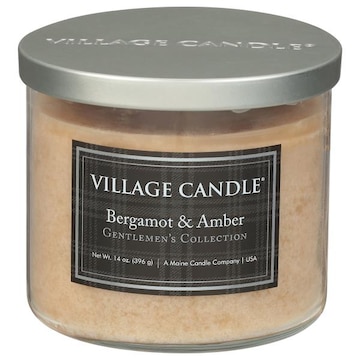 Village Candle Gentlemen's Collection Candle, Bergamot & Amber
