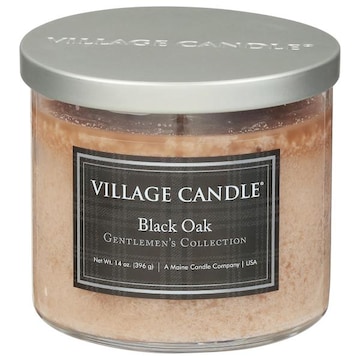 Village Candle Gentlemen's Collection Candle, Black Oak