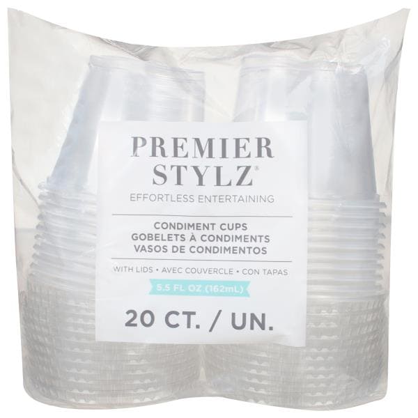Premier Stylz Condiment Cups, 5.5 Ounce Publix Super Markets