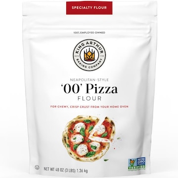 King Arthur Baking Company 00 Pizza Flour, Non-GMO Project Verified, 100% American Grown Wheat, 3lb