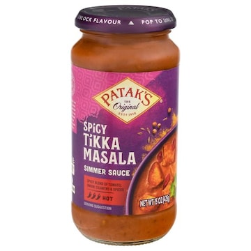 Patak's Hot Spicy Tikka Masala Simmer Sauce