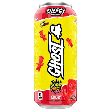 Ghost Zero Sugar Sour Patch Kids Redberry Energy Drink