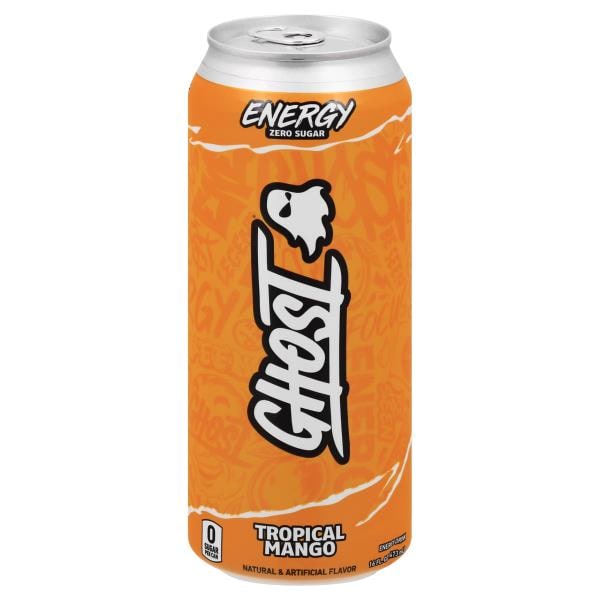 Ghost Energy Drink, Zero Sugar, Tropical Mango Publix Super Markets
