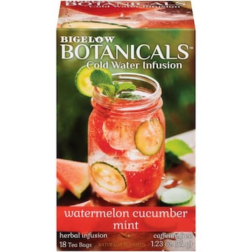 Bigelow Botanicals Cold Water Infusion Watermelon Cucumber Mint Herbal Tea Bags