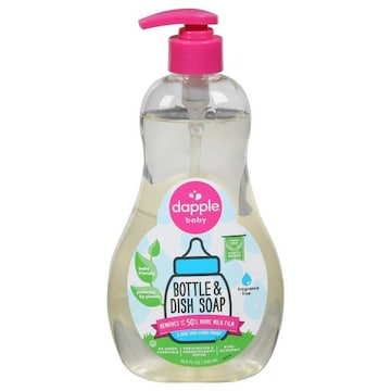 Dapple Baby Bottle & Dish Spray, Fragrance Free, Baby
