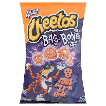Cheetos Bag of Bones Snacks, Cinnamon Sugar Flavored