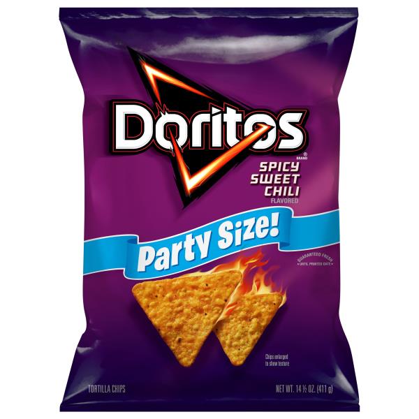 Doritos Tortilla Chips, Spicy Sweet Chili Flavored, Party Size Publix