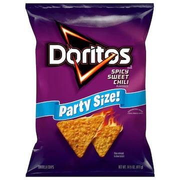 Doritos Tortilla Chips, Spicy Sweet Chili Flavored, Party Size