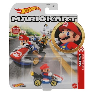 Hot Wheels MarioKart Die-Cast, Mario Standard Kart
