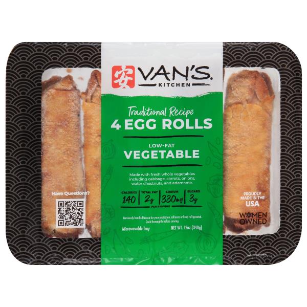 Van's Kitchen Egg Rolls, Vegetable, Traditional Recipe Publix Super