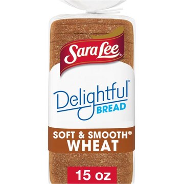 Sara Lee Delightful Soft & Smooth Wheat Whole Wheat Bread Bread, 15 oz