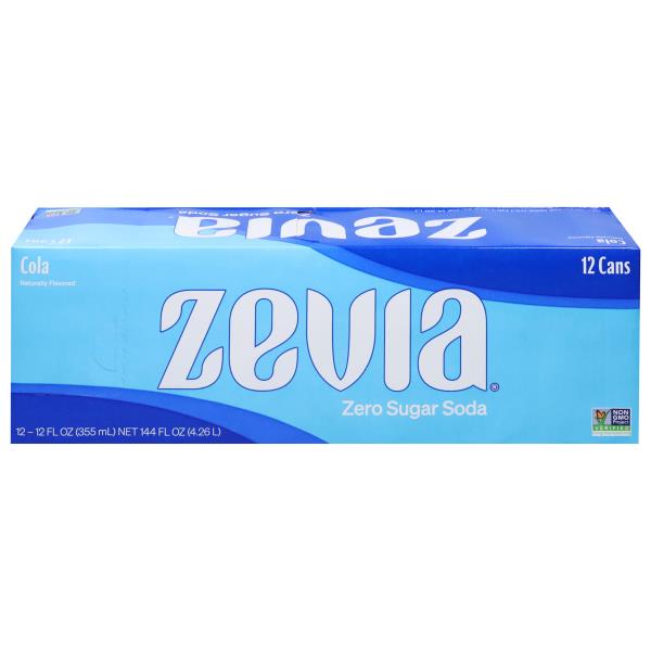 Zevia Soda, Zero Sugar, Cola Publix Super Markets