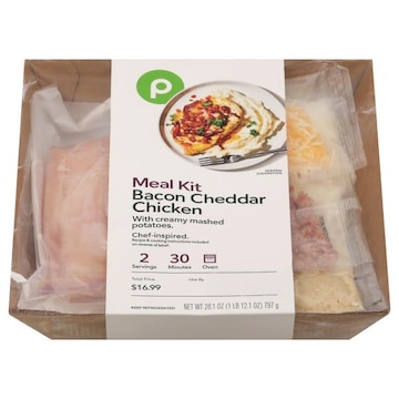 Publix Bacon Cheddar Chicken with Creamy Mashed, Potatoes Meal Kit, Serves 2